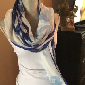 Large vibrant scarf